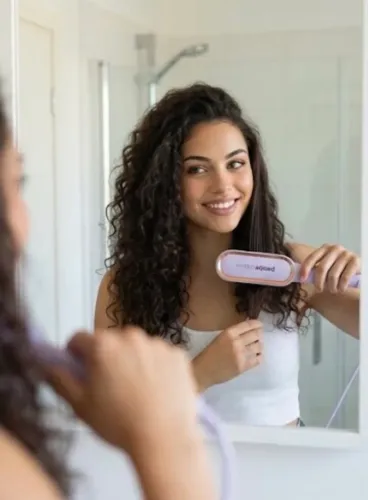 Escova Alisadora 3 em 1 - Nova