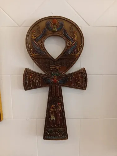 Peça egípcia ankh conhecida como chave da vida