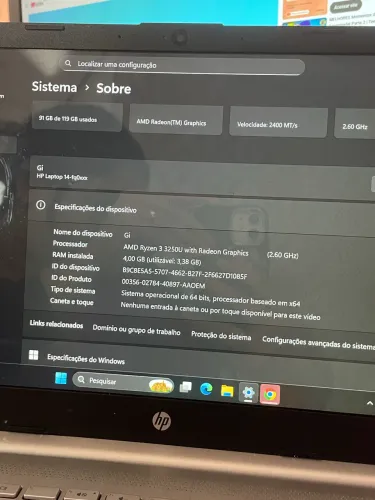 Vendo Notebook HP