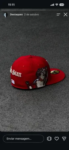 Boné New era vermelho