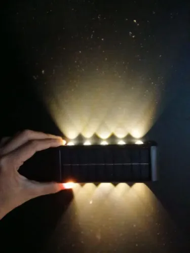Arandela Luminaria de Led area Externa Solar