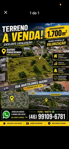 TERRENO 1700m2
