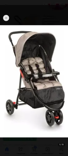 Vende-se Carrinho de Bebê Cosco Bege,
