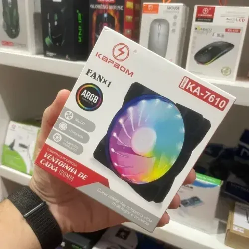 Ventoinha Rgb Para Pc 120mm Cooler Gabinete Com Led Wassay