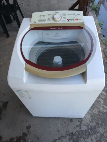 Máquina de lavar roupas brastemp 11 kgs cesto inox