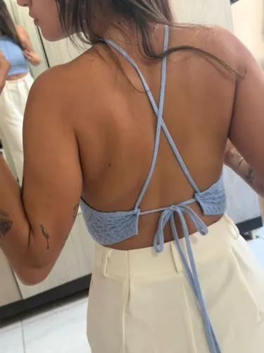 Cropped tricot modal