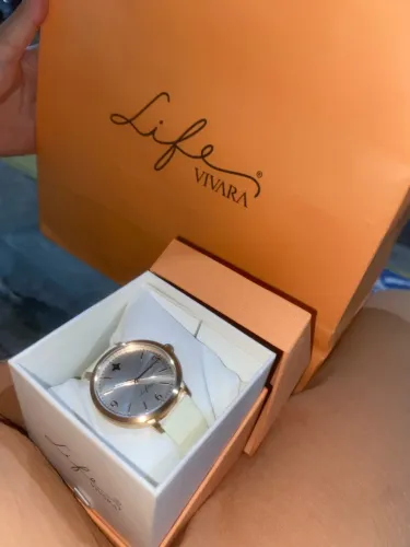 Relógio Life Vivara Colors Feminino Em Couro Off White