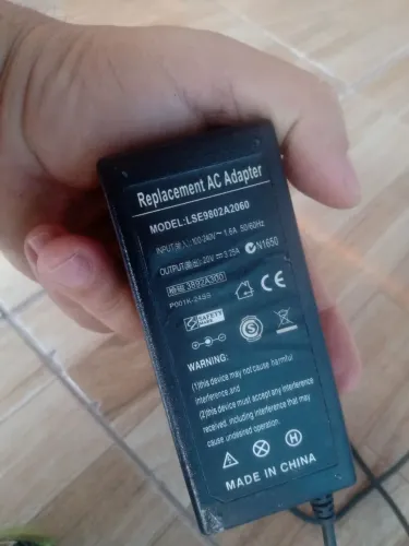 Fonte pra notebook cce,positivo 20v×3,25a
