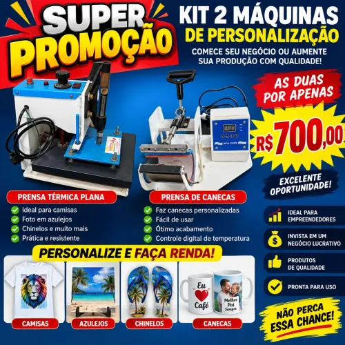 Kit sublimação pra ganhar dinheiro
