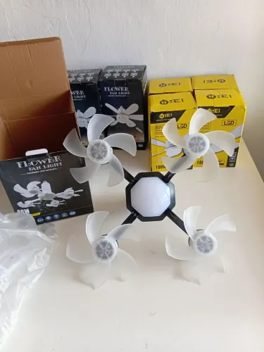 Ventilador de teto com controle remoto E27