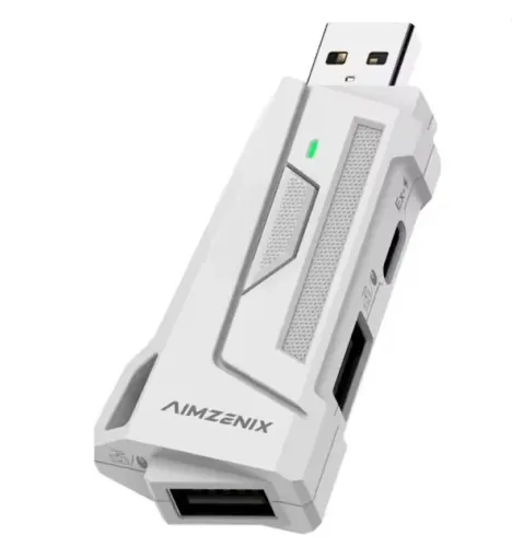 AIMZENIX AX200 PC Gaming K&M Conversor/Adaptador PC Gaming K&M Converter 1000Hz 