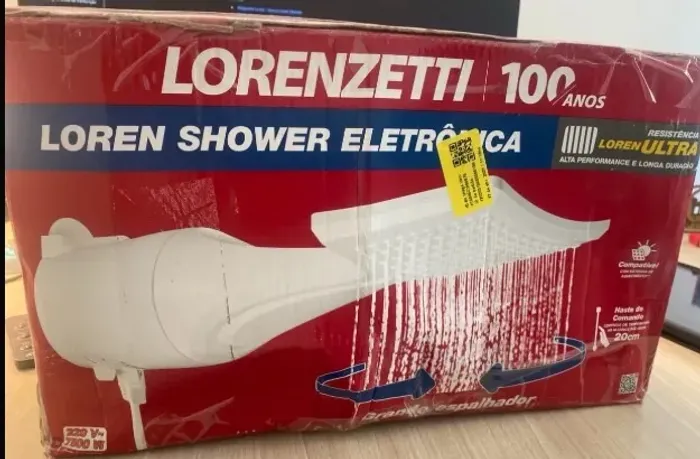 Chuveiro Lorenzetti Loren Shower Ultra Eletrônico 7500W 220V