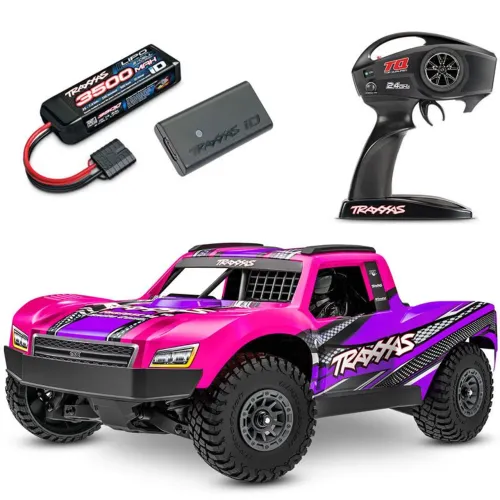 Automodelo RC TRAXXAS MINI SLASH 4WD SHORT COURSE RTR BL-2S