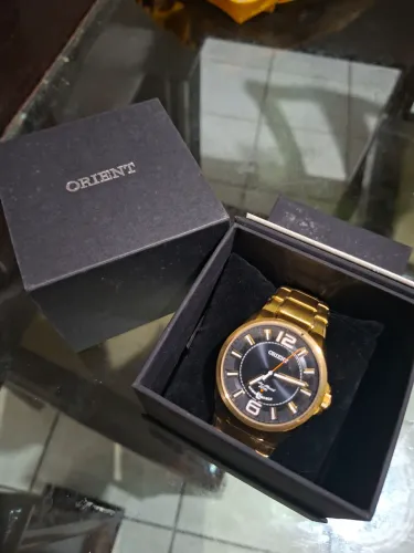 Relógio Orient Masculino Dourado