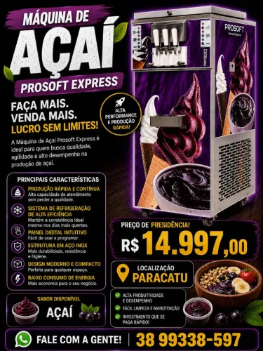 Máquina de açai