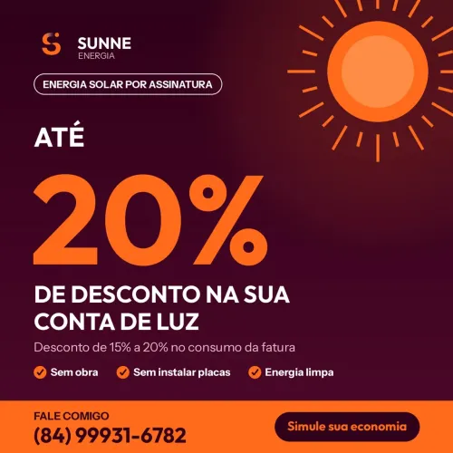 Economize até 20% na sua fatura de energia