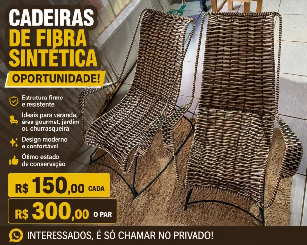 Vende-se cadeiras