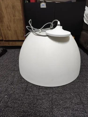 Pendente de Alumínio Branco - Design Moderno
