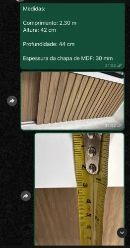 RACK PLANEJADO EM MDF SOB MEDIDAS.