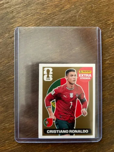 Figurinha Legend Extra Sticker Cristiano Ronaldo Gold 2026