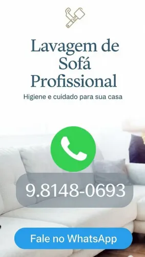 Limpeza de sofá