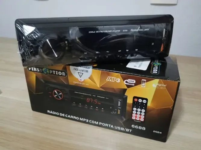 Som Automotivo First Option - MP3 Bluetooth