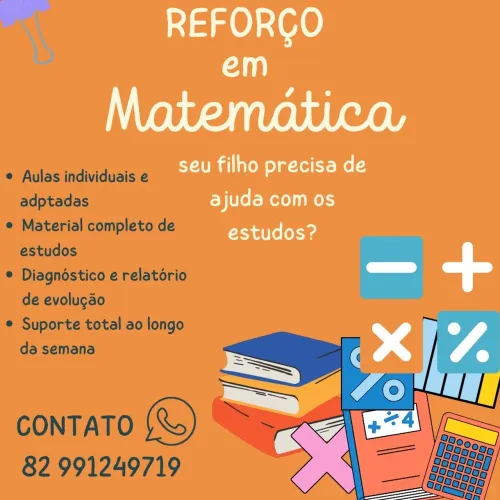 Reforço em matemática 
