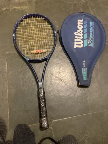 Raquete Wilson graphite Aggressor PWS tênis c capa