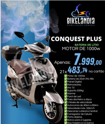 VENDA DE BICICLETAS ELÉTRICAS ZERAS!!!! PARCELAMOS EM ATE 21X!!!!!