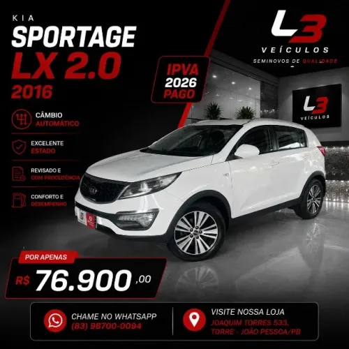 Kia Motors Sportage LX 2.0 16v/ 2.0 16V Flex Aut. 2016