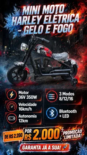 Mini moto elétrica