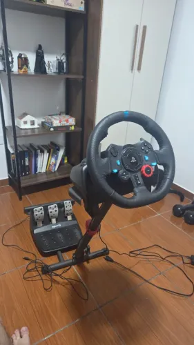 Volante Logitech G29 + Suporte Cockpit Veloce