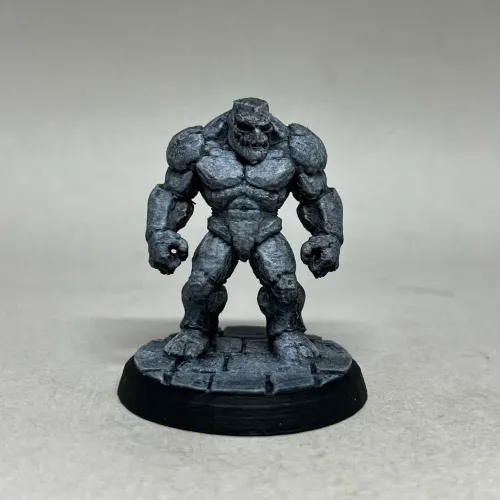 Miniatura Golem RPG de Mesa Impressão 3D