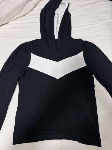 Moletom preto e branco- Ave Rara