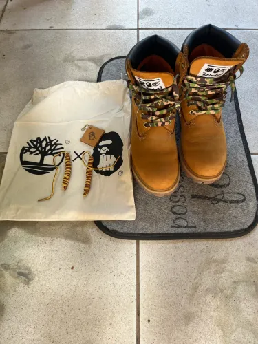 Bota Timberland x bape