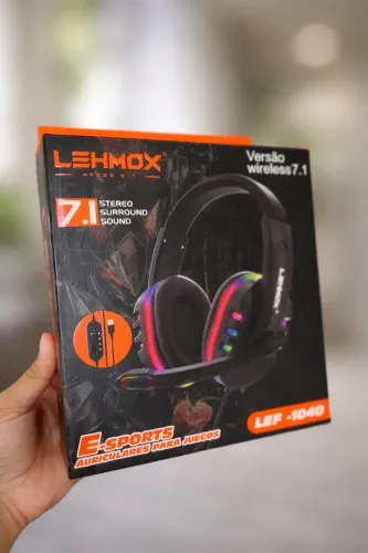 Headset Gamer profissional com microfone 
