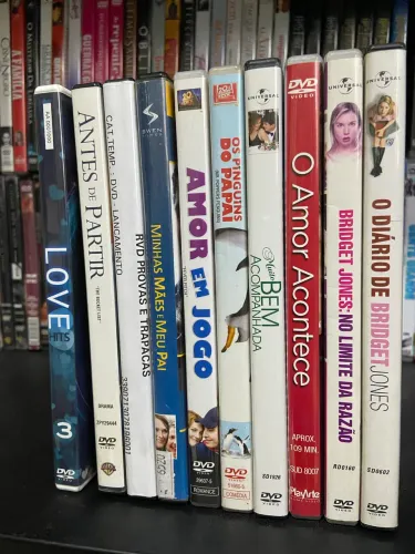 Lote dvd 10 dvd originais