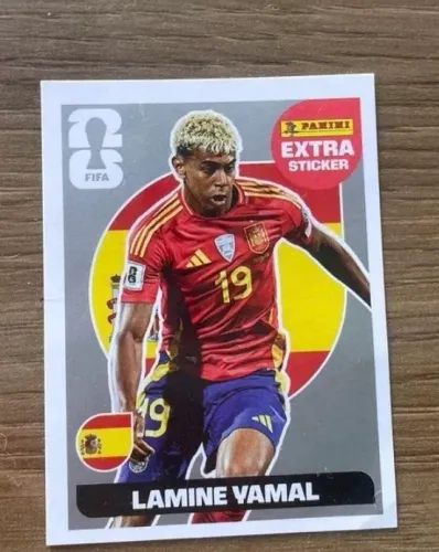 Figurinha Legend Lamine Yamal Prata Copa 2026