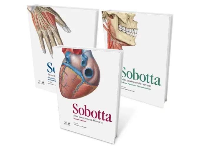Sobotta Atlas Anatomia Humana 23ª edição - 3 volumes