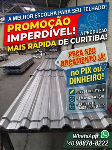Telhas Metálicas Tp40