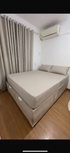 Cama box baú + colchão casal Retirada