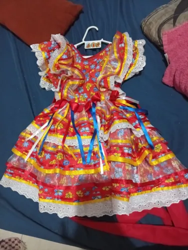 Vestido quadrilha