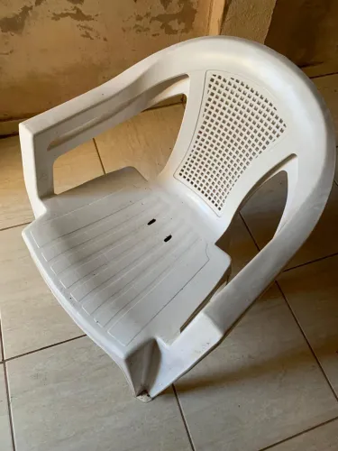 Jogo de cadeiras branco