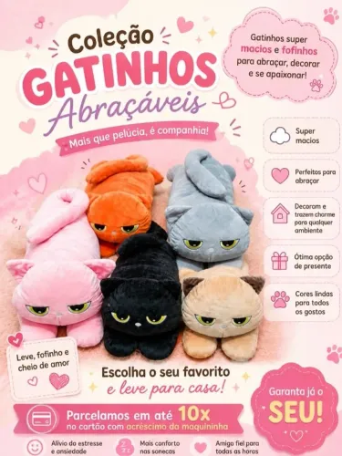 Gatinhos abraçáveis
