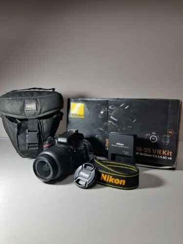 Câmera Nikon D5100 Dslr Preta, Com Lente 18-55mm, 5.9K disparos.