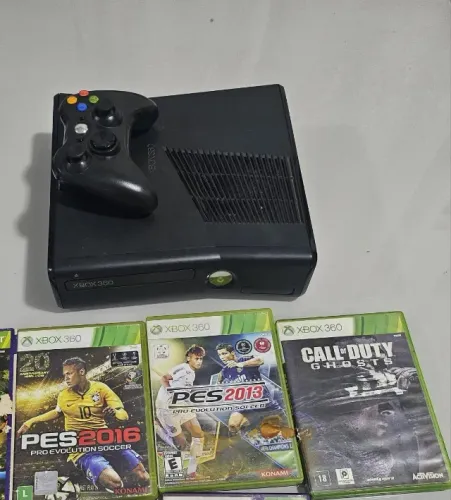 Xbox 360 2 Controles e jogos (erro 0101)