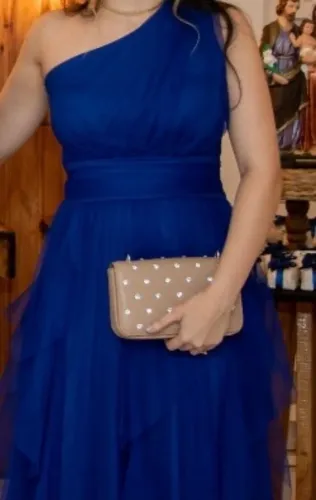 Vestido Longo Madrinha Azul