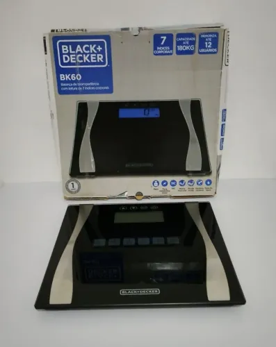 BALANÇA BIOIMPEDÂNCIA BLACK DECKER BK60