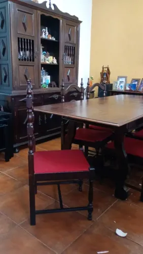 Sala completa estilo colonial