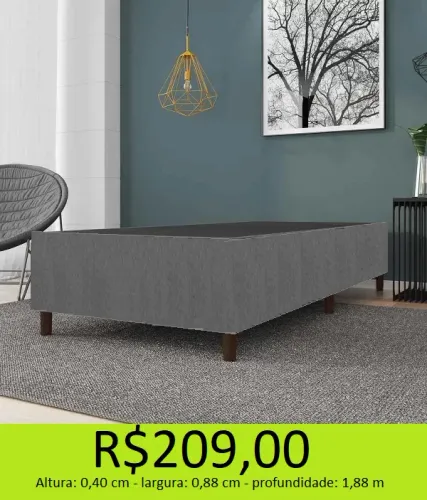 Base box solteiro - a pronta entrega